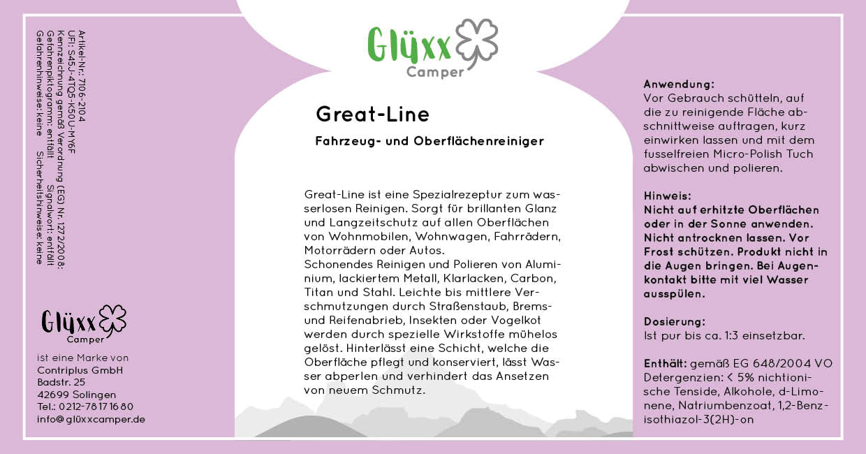 Great-Line - Fahrzeug- und Oberflächenreiniger 500ml