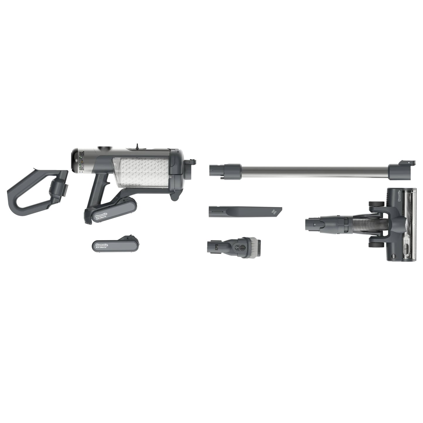 Numatic Quick NQ100 Stabstaubsauger inkl. 2 Akkus